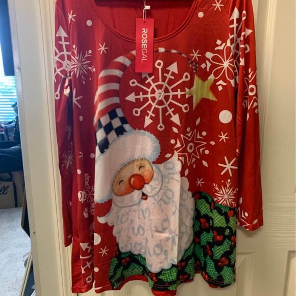 Ladies size Large Christmas Shirt - Picture 4 of 10